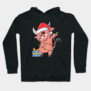 Dabbing Ox Christmas Hoodie